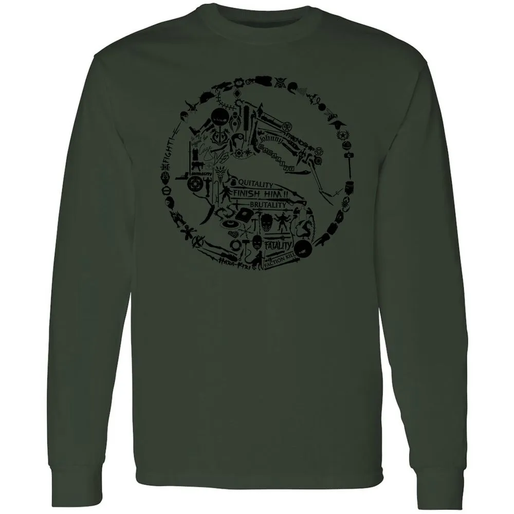 Long Sleeve T-Shirt - 7K4YQV4T - Forest Green - 8
