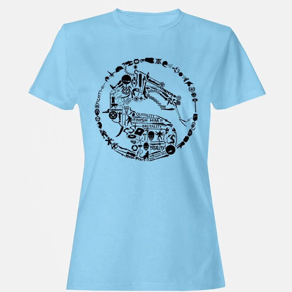 Women's T-Shirt - 4ANR8YE6 - Light Blue - 8