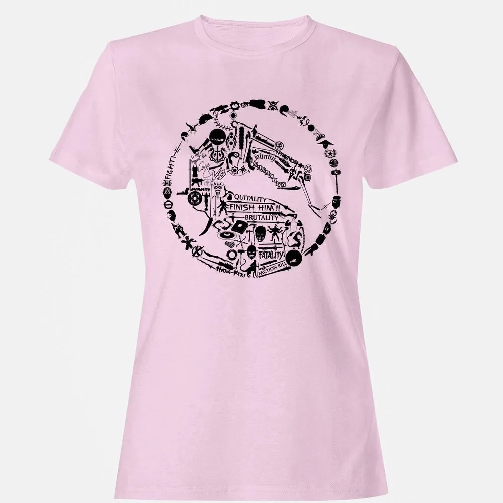 Women's T-Shirt - 4ANR8YE6 - Light Pink - 9