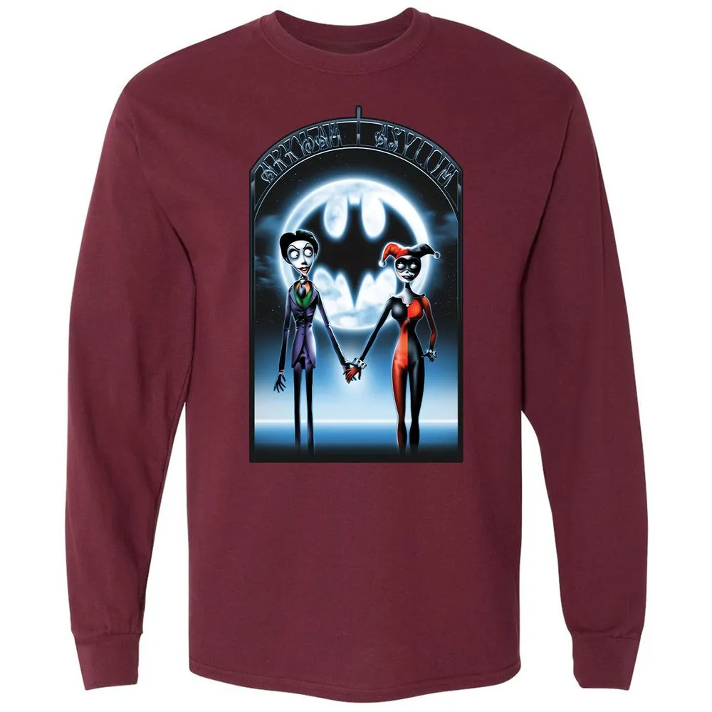 Long Sleeve T-Shirt - BVY7GEU8 - Maroon - 11