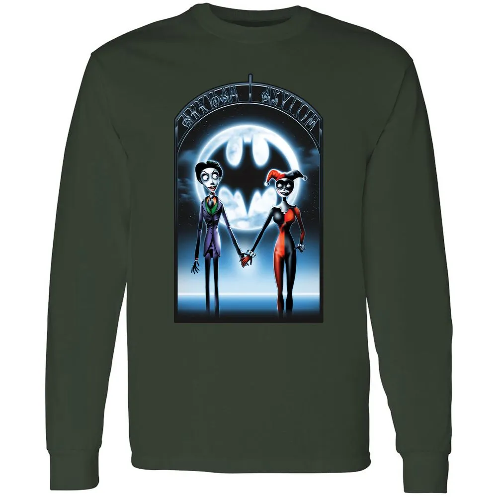 Long Sleeve T-Shirt - BVY7GEU8 - Forest Green - 8