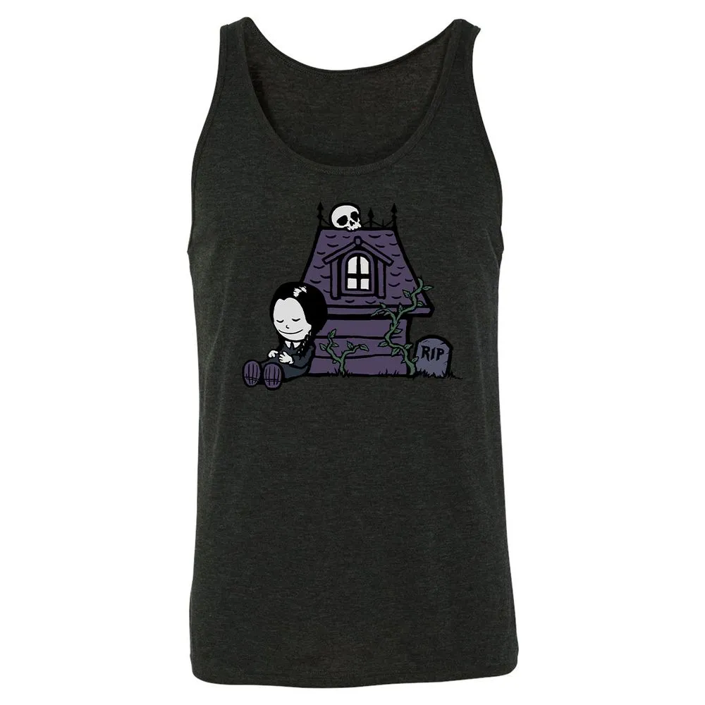 Unisex Jersey Tank - 3HXV232E - Charcoal Black Triblend - 5
