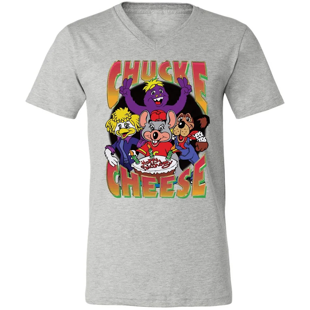 Unisex V-Neck T-Shirt - PRZNM22Y - Athletic Heather - 7