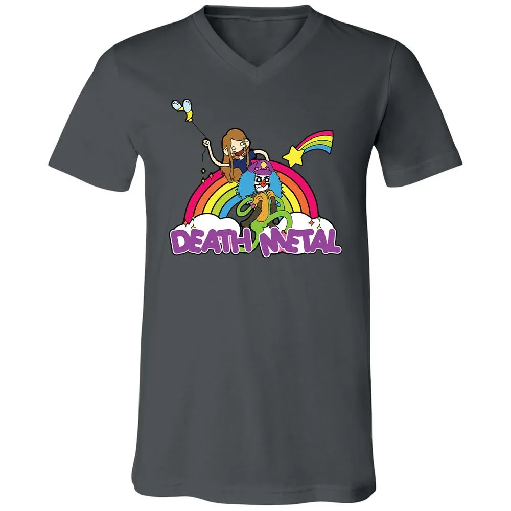 Unisex V-Neck T-Shirt - A5JDJ2QB - Asphalt - 12