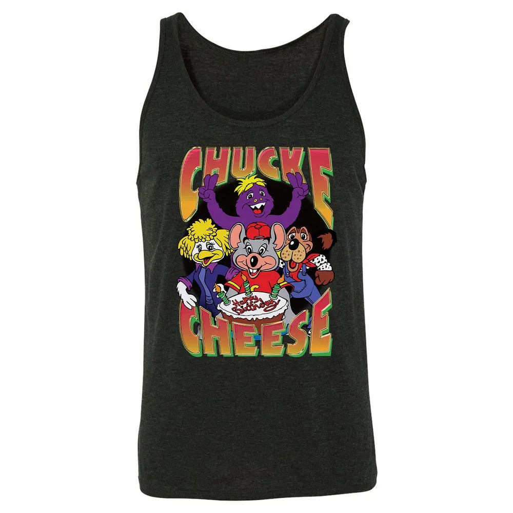Unisex Jersey Tank - D5UVB6JP - Charcoal Black Triblend - 5