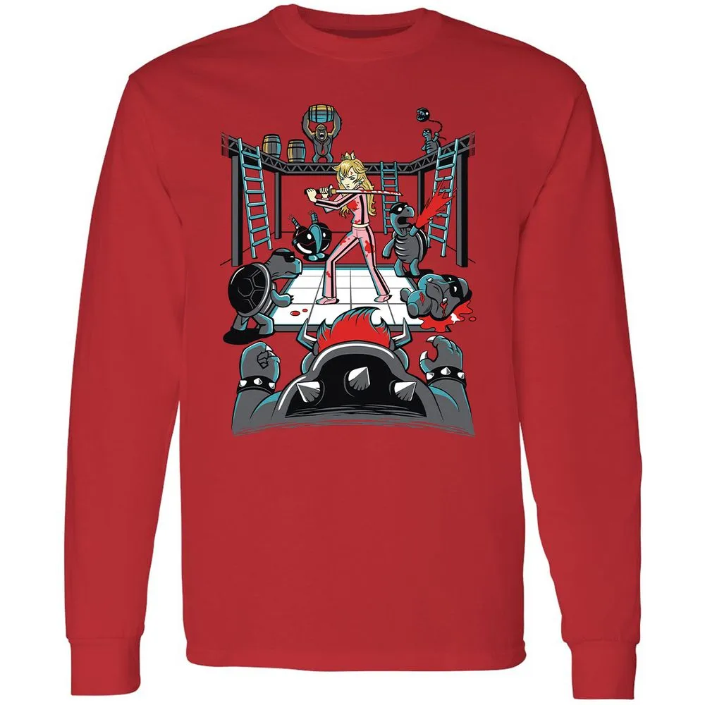 Long Sleeve T-Shirt - VSUGE5HE - Red - 14