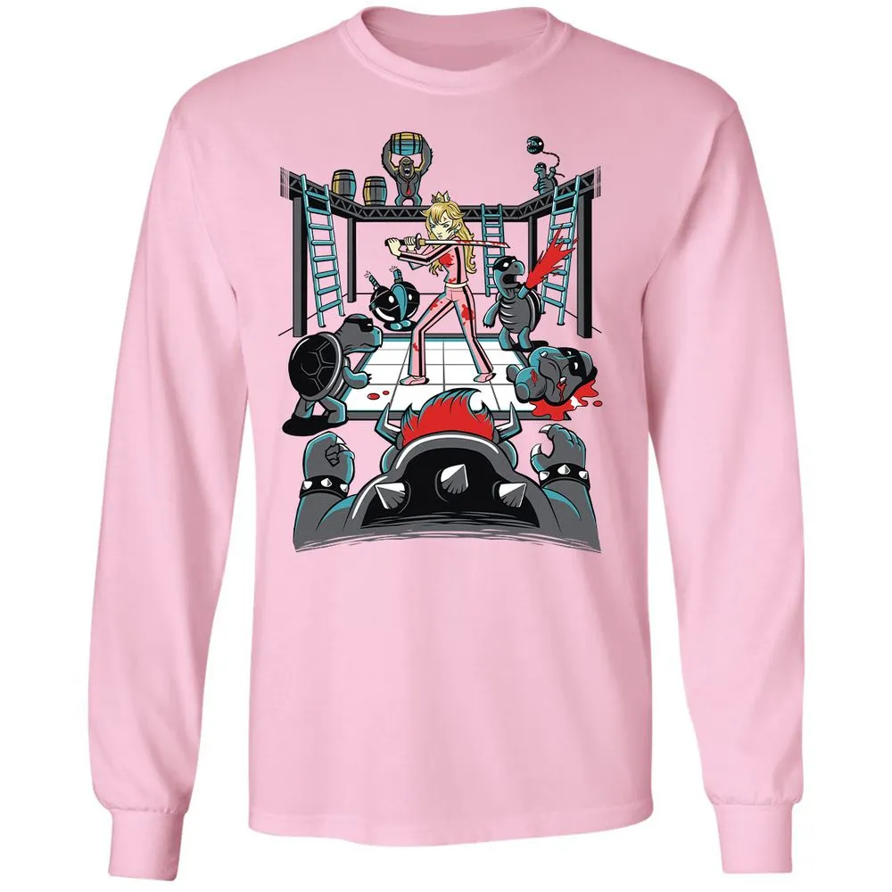 Long Sleeve T-Shirt - VSUGE5HE - Light Pink - 3