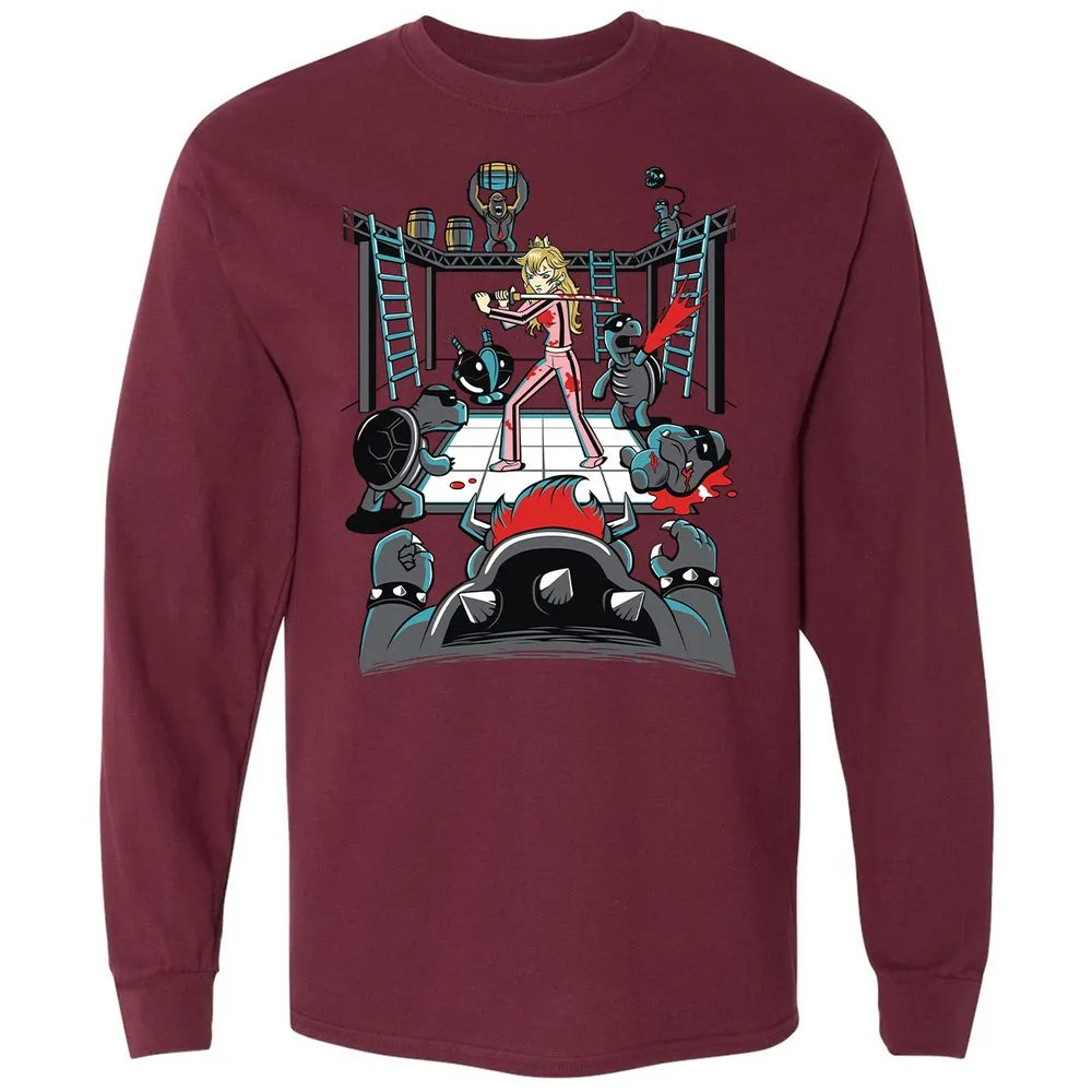 Long Sleeve T-Shirt - VSUGE5HE - Maroon - 11