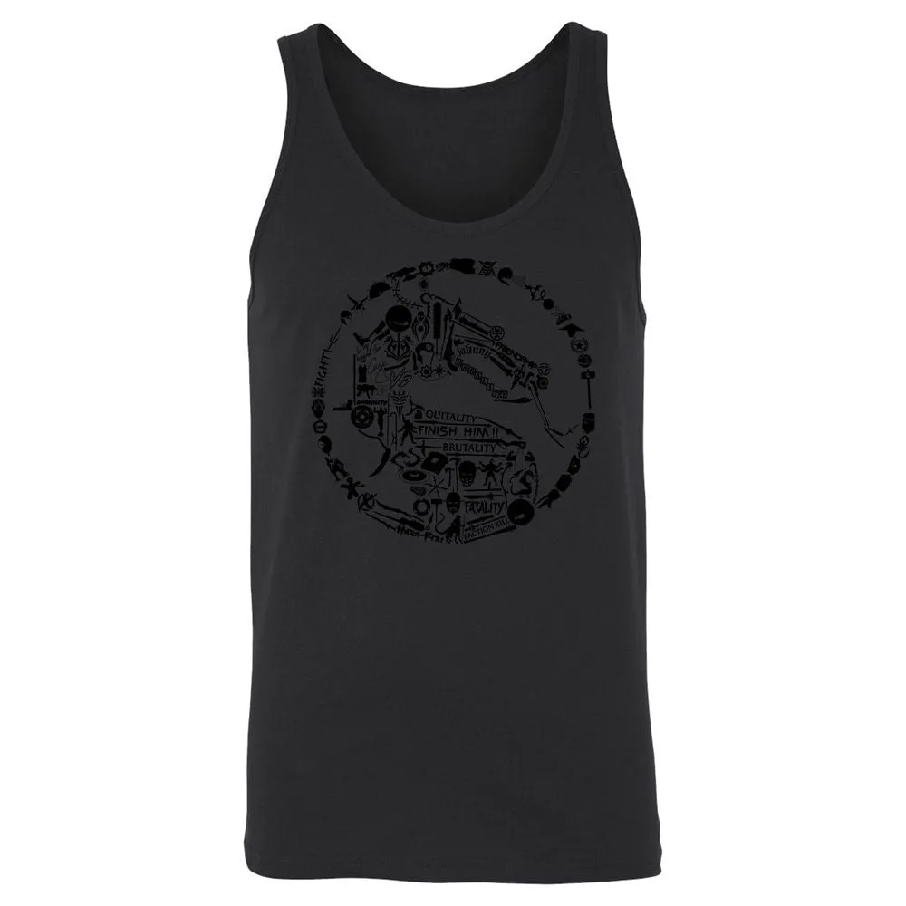 Unisex Jersey Tank - YLDA8E4G - Black - 14