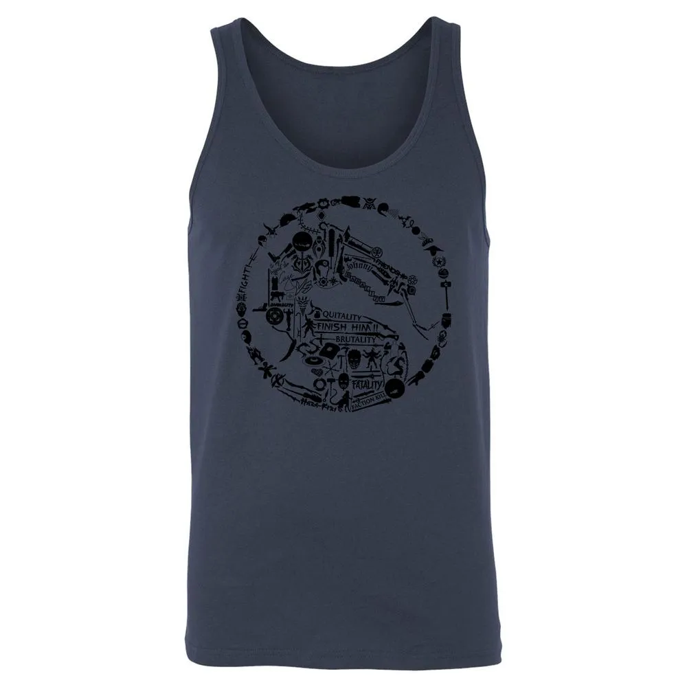 Unisex Jersey Tank - YLDA8E4G - Navy - 8