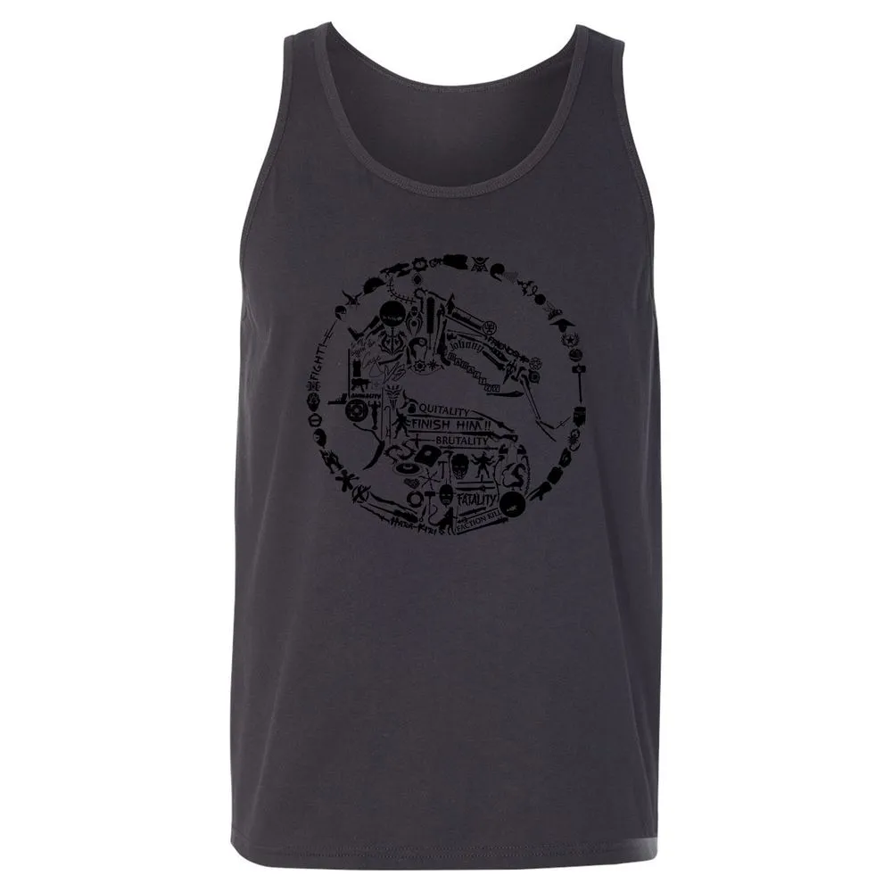 Unisex Jersey Tank - YLDA8E4G - Dark Grey - 7