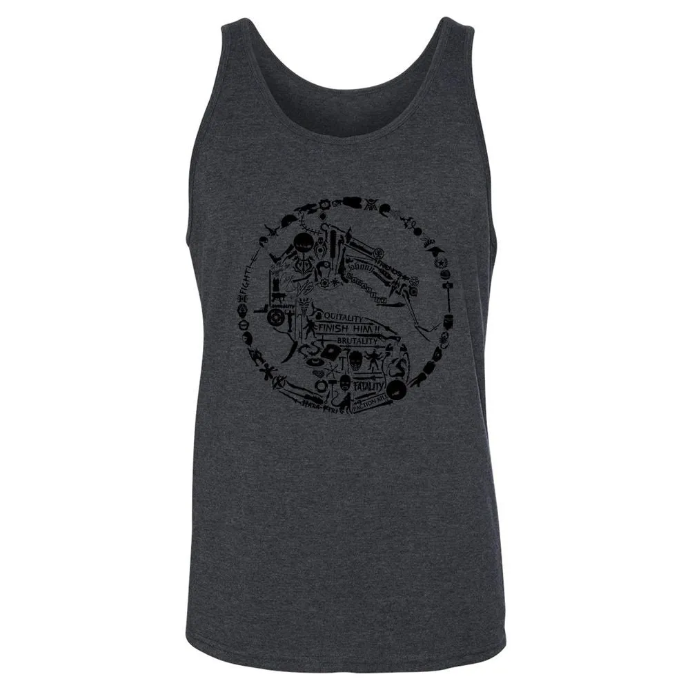 Unisex Jersey Tank - YLDA8E4G - Dark Grey Heather - 6