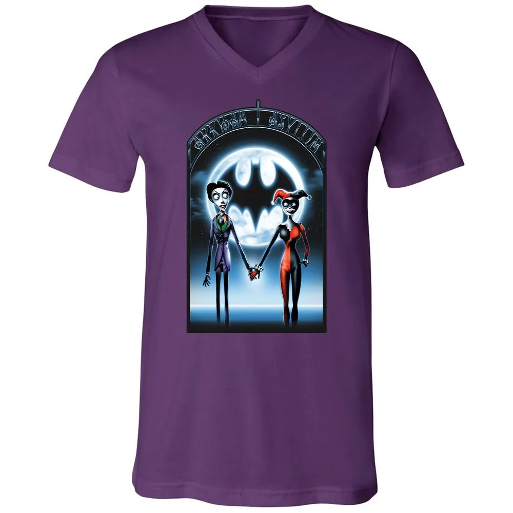 Unisex V-Neck T-Shirt - 769HD58M - Team Purple - 2