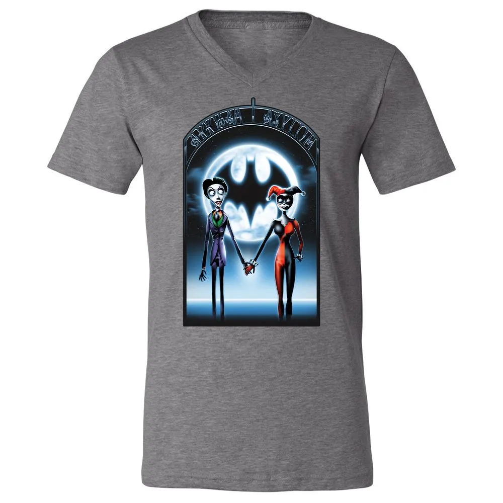 Unisex V-Neck T-Shirt - 769HD58M - Deep Heather - 13