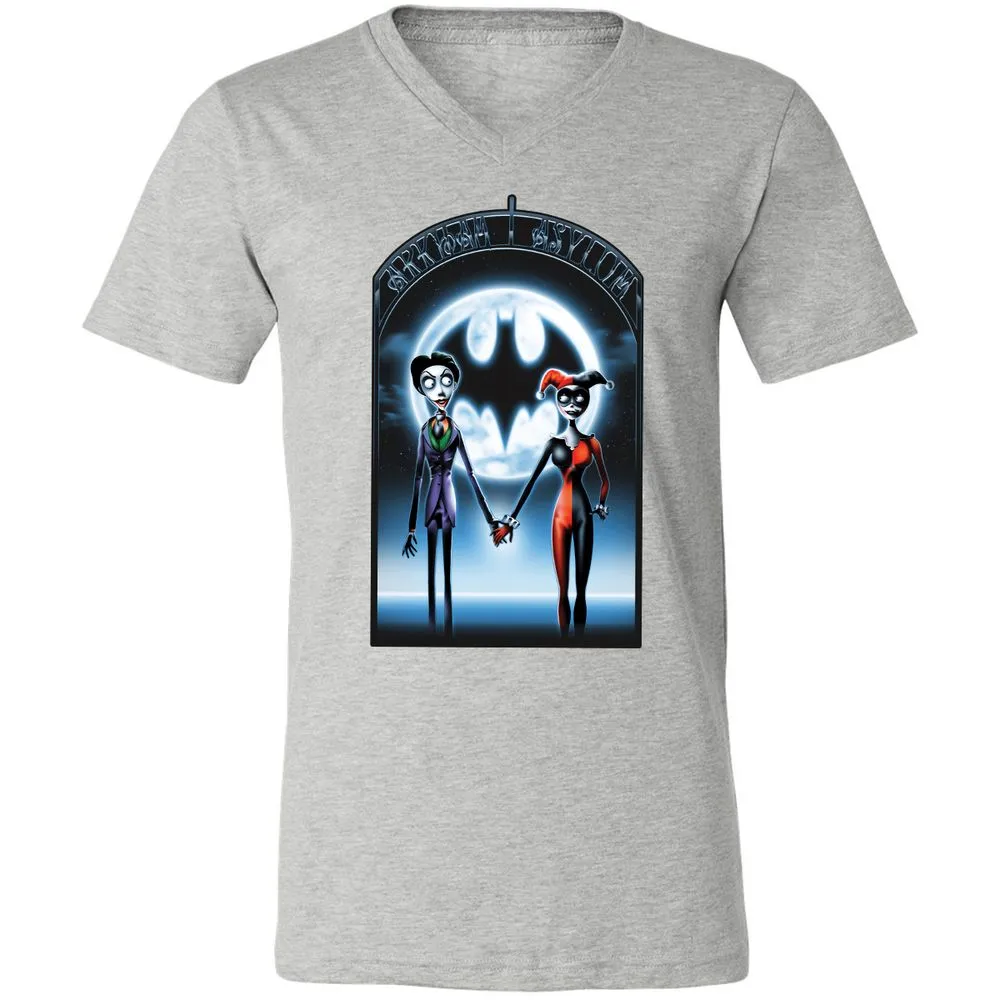 Unisex V-Neck T-Shirt - 769HD58M - Athletic Heather - 7