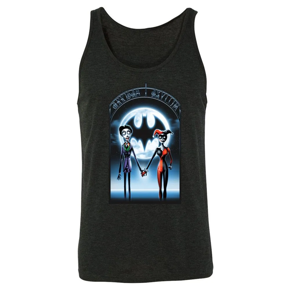 Unisex Jersey Tank - 8NNTJ1RC - Charcoal Black Triblend - 5