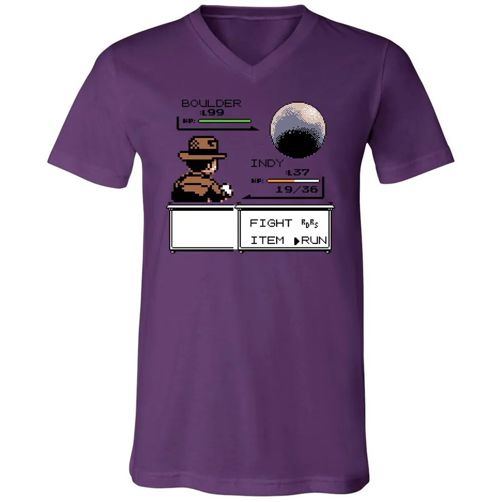Unisex V-Neck T-Shirt - CX3CTK76 - Team Purple - 2