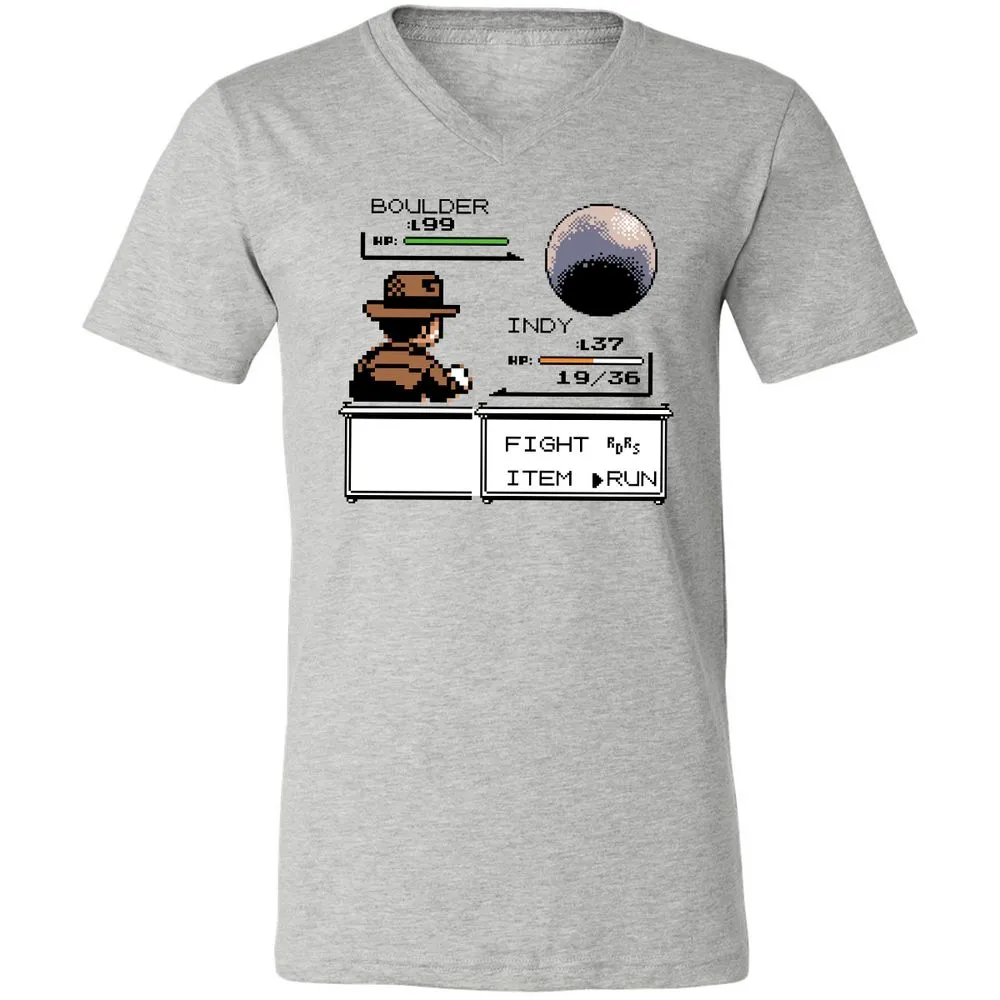 Unisex V-Neck T-Shirt - CX3CTK76 - Athletic Heather - 7
