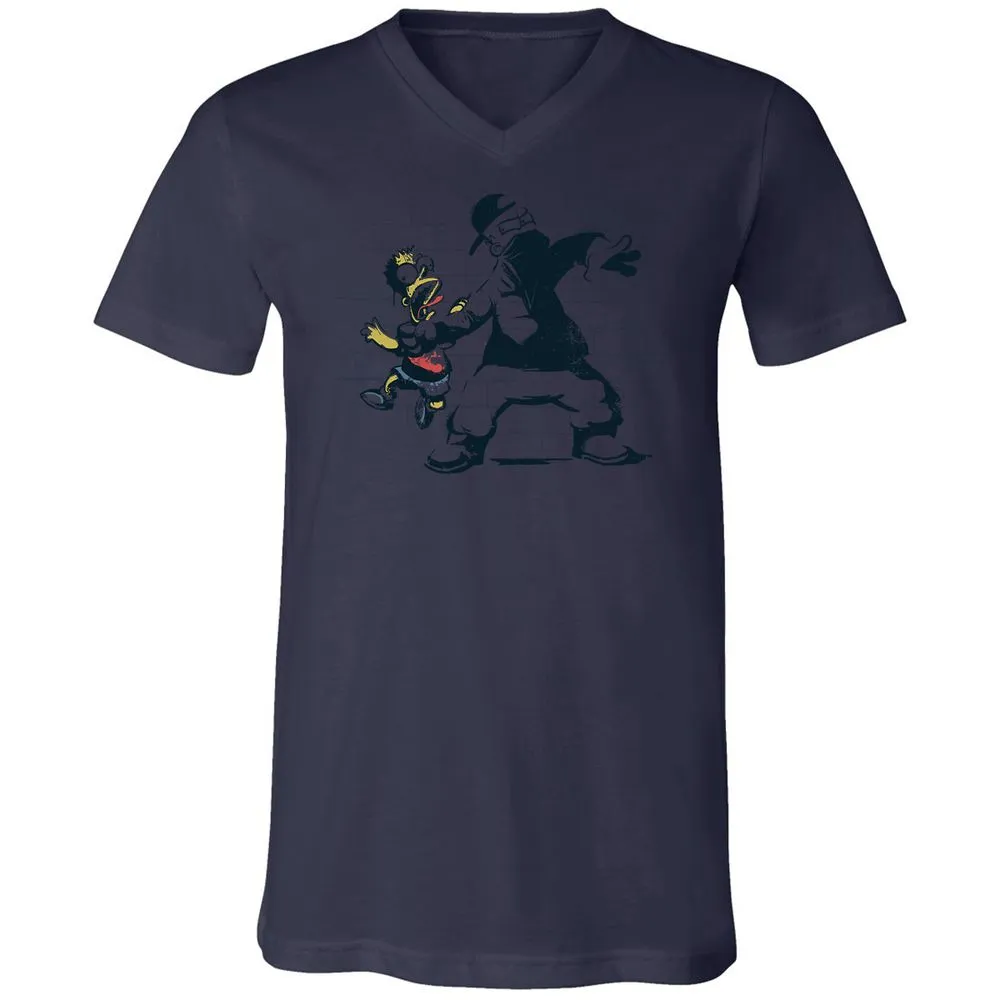Unisex V-Neck T-Shirt - 9ZJKJMJJ - Navy - 9
