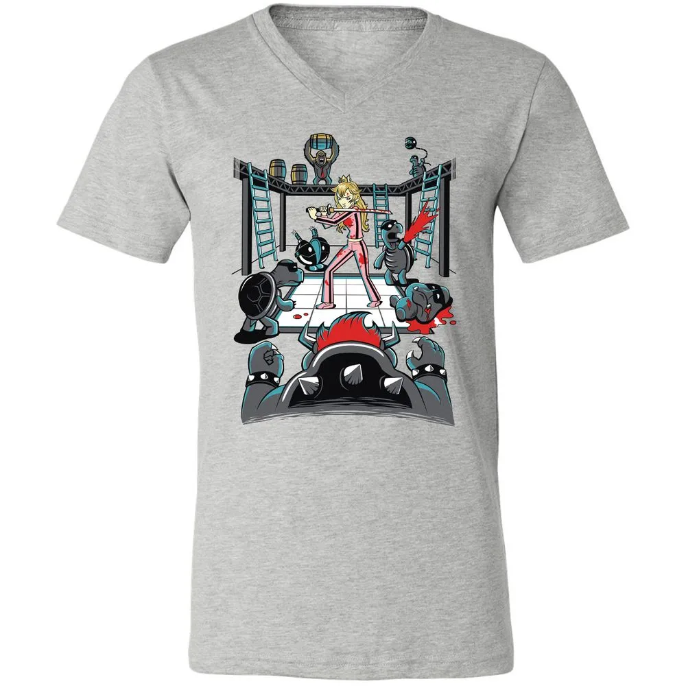 Unisex V-Neck T-Shirt - WM8U2SKJ - Athletic Heather - 7