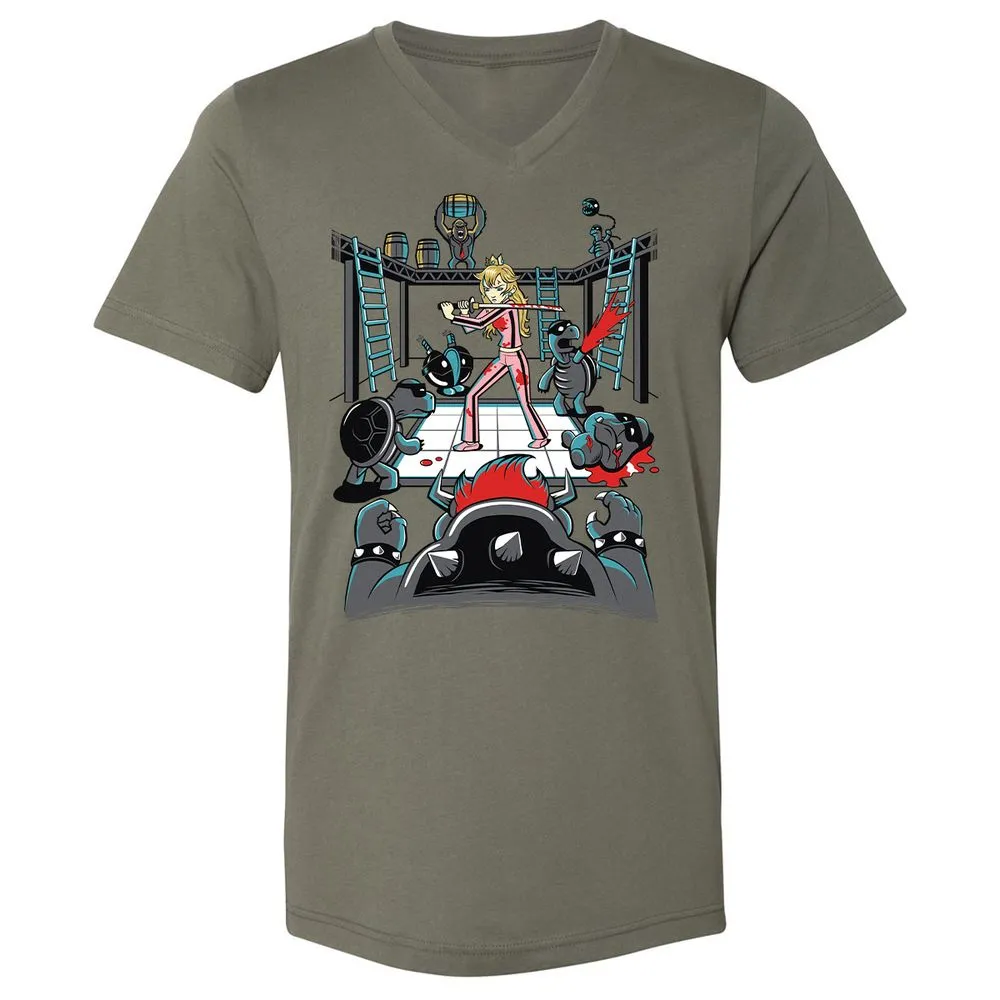 Unisex V-Neck T-Shirt - WM8U2SKJ - Military Green - 10