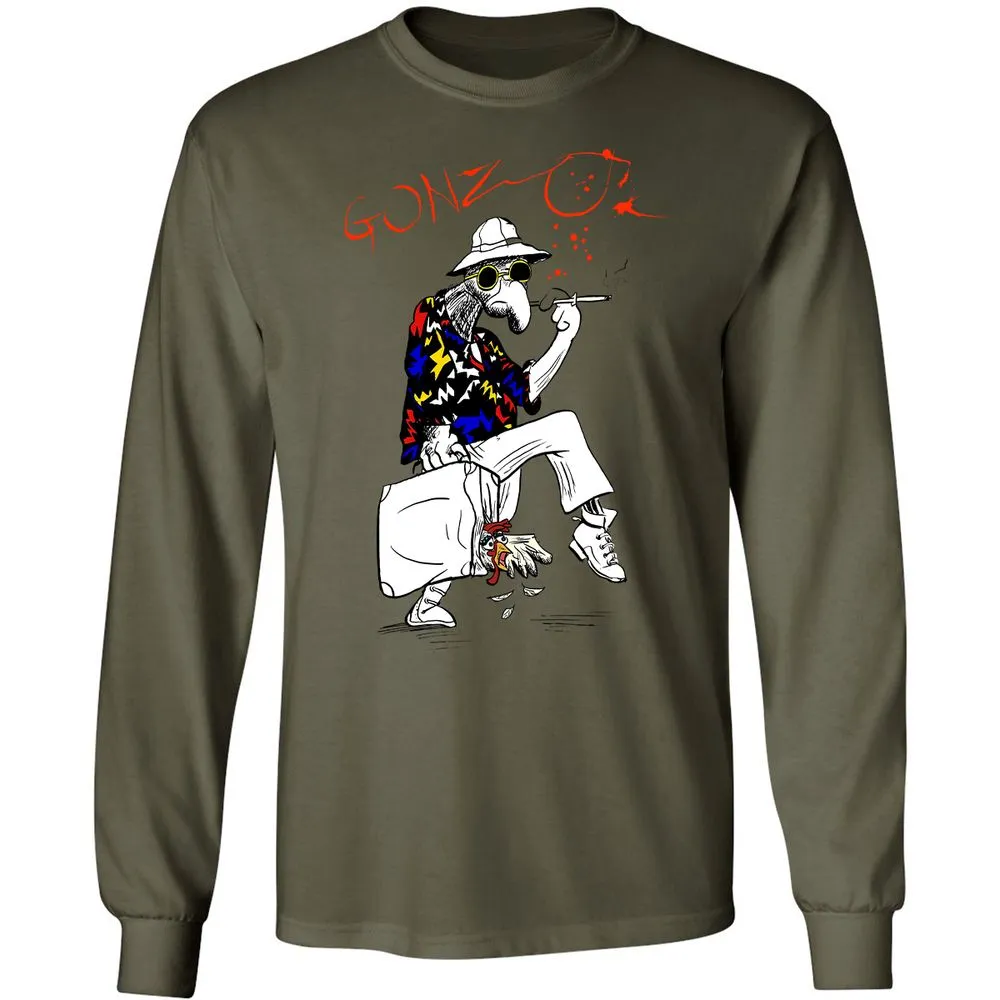 Long Sleeve T-Shirt - 4KDSZ31K - Military Green - 7