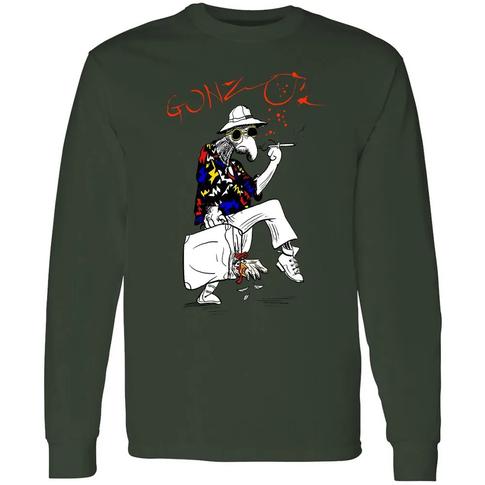 Long Sleeve T-Shirt - 4KDSZ31K - Forest Green - 8