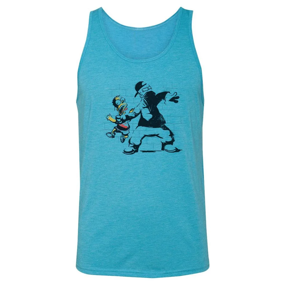 Unisex Jersey Tank - QYJ53EHE - Aqua Triblend - 3