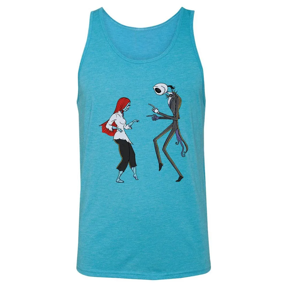 Unisex Jersey Tank - Y8VZA1P2 - Aqua Triblend - 3