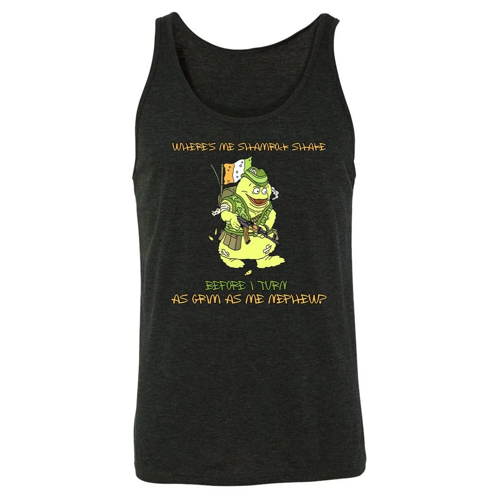 Unisex Jersey Tank - 2TX6LSWH - Charcoal Black Triblend - 5