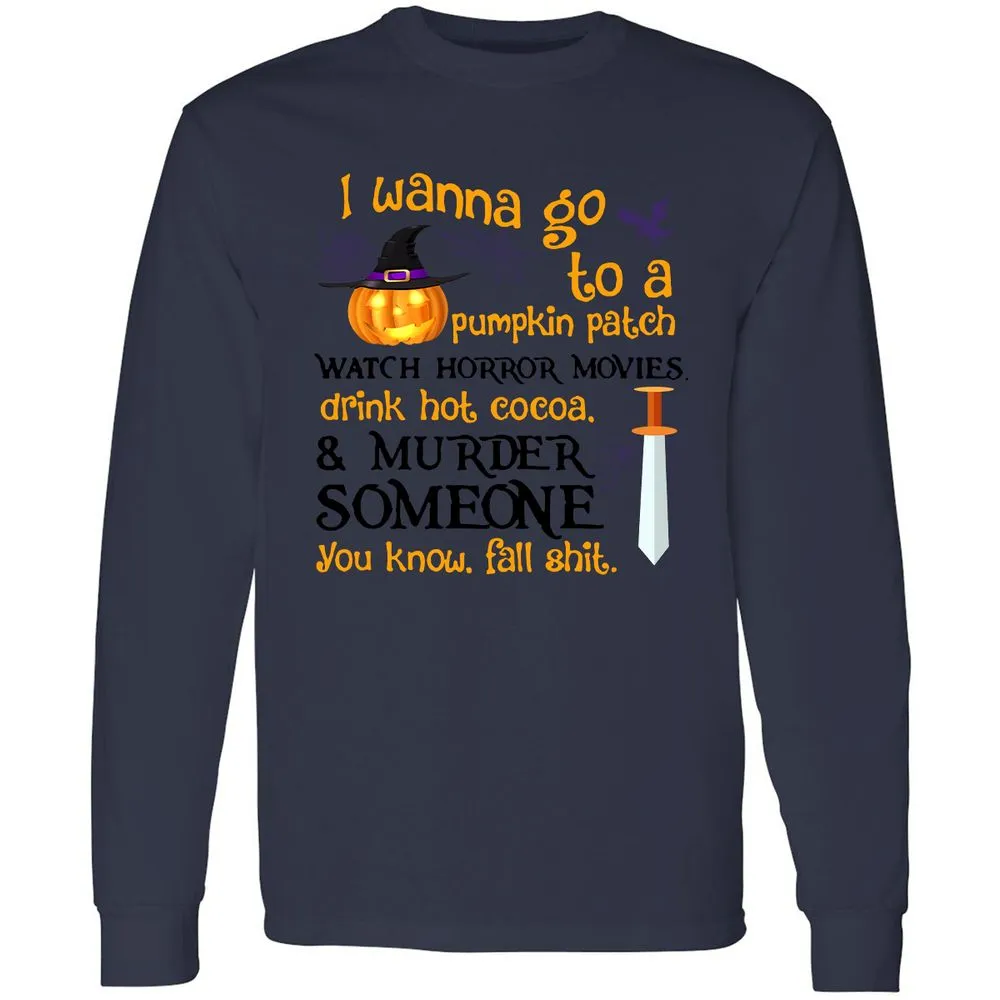 Long Sleeve T-Shirt - 6E9SEGP5 - Navy - 12