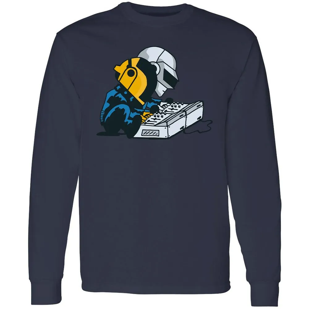 Long Sleeve T-Shirt - 5B8F2DTS - Navy - 12