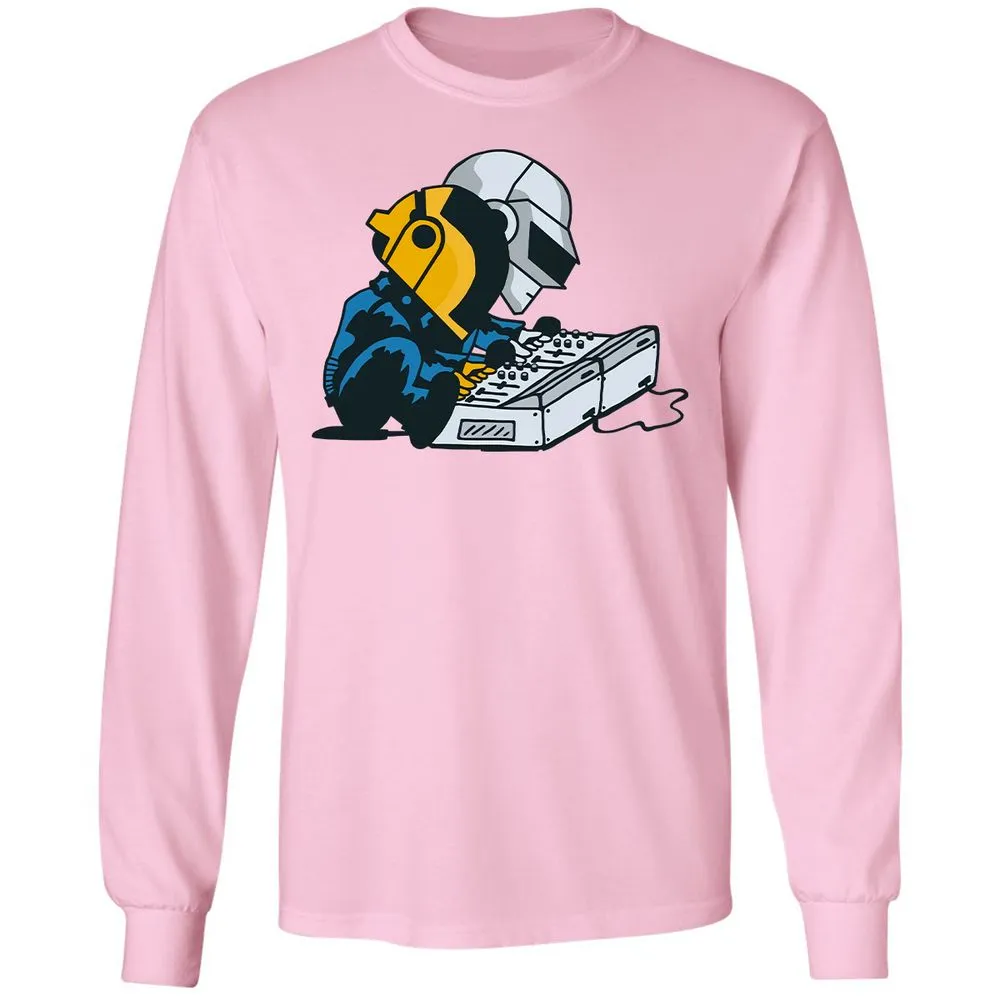 Long Sleeve T-Shirt - 5B8F2DTS - Light Pink - 3