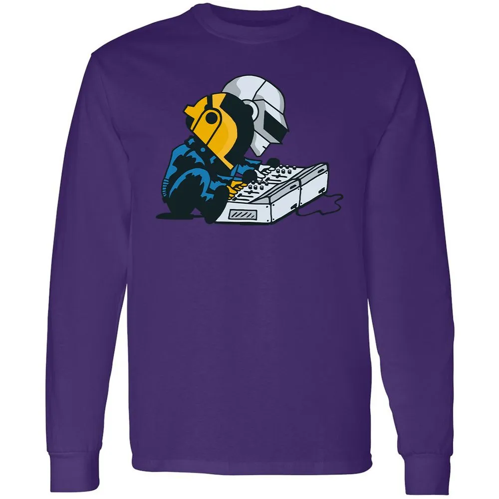 Long Sleeve T-Shirt - 5B8F2DTS - Purple - 13