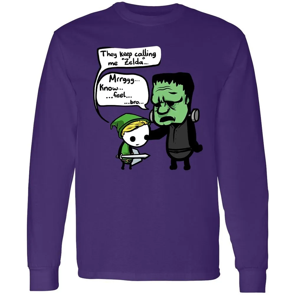 Long Sleeve T-Shirt - ZHF5PXCU - Purple - 13