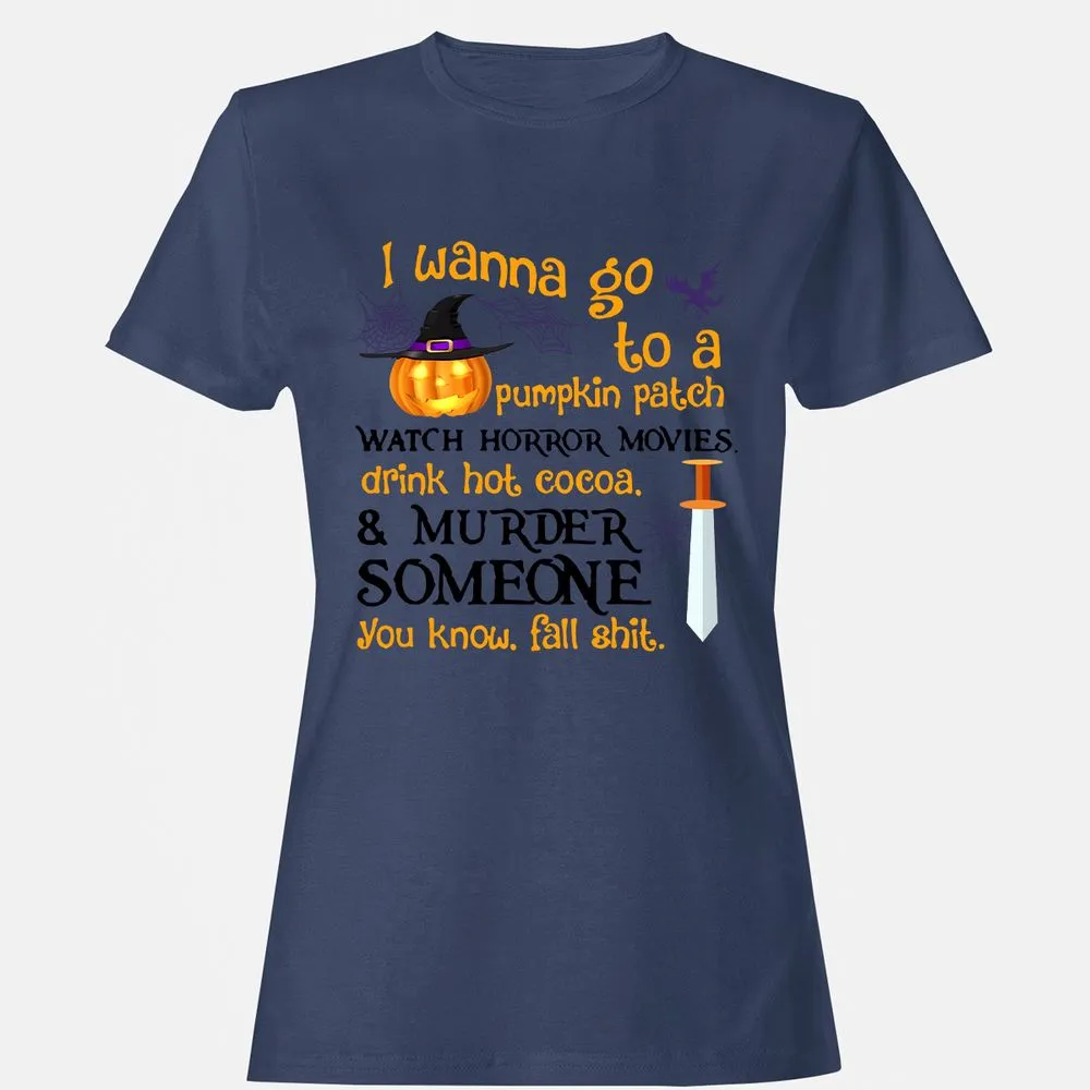 Women's T-Shirt - PM11Z9HJ - Navy - 10