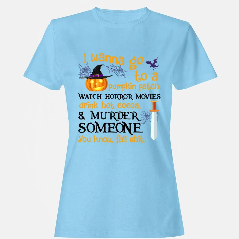 Women's T-Shirt - PM11Z9HJ - Light Blue - 8