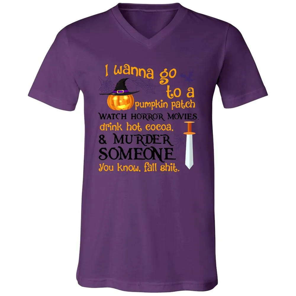 Unisex V-Neck T-Shirt - 64DPAC1T - Team Purple - 2