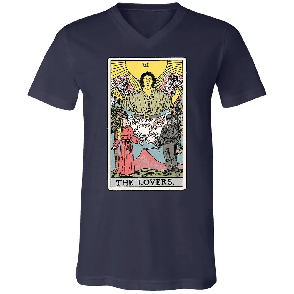 Unisex V-Neck T-Shirt - 1KW5R7DB - Navy - 9