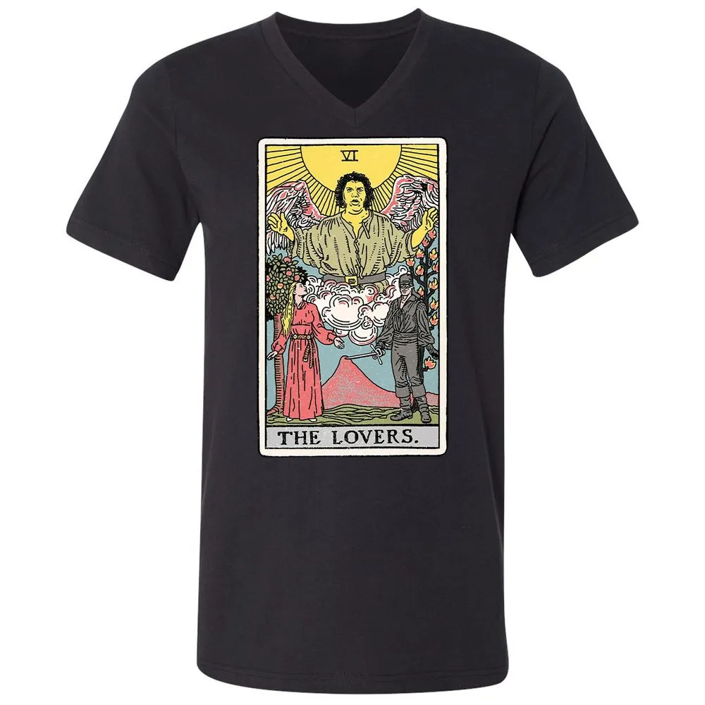 Unisex V-Neck T-Shirt - 1KW5R7DB - Black - 16