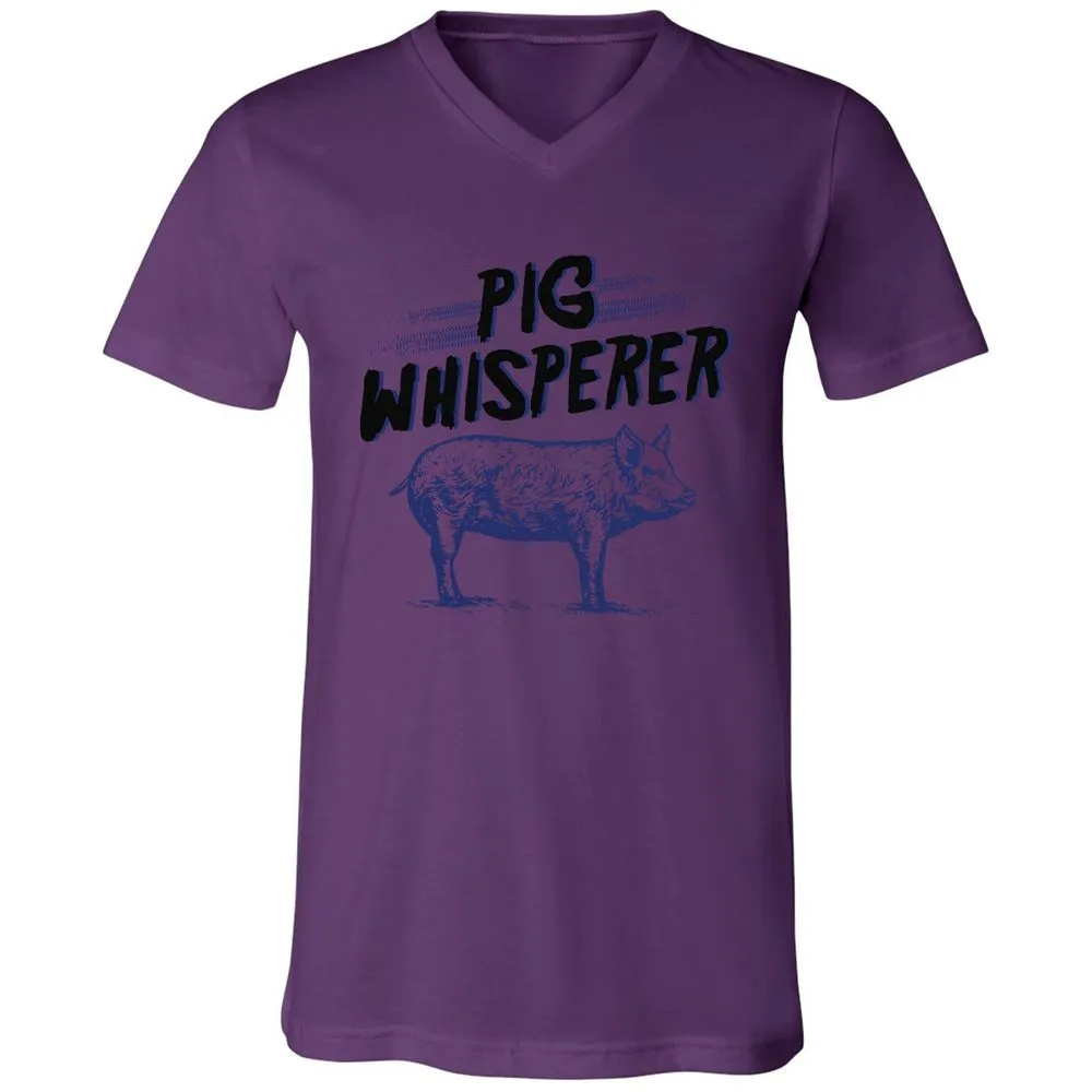 Unisex V-Neck T-Shirt - CKBX3Q35 - Team Purple - 2