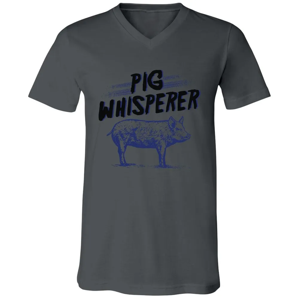 Unisex V-Neck T-Shirt - CKBX3Q35 - Asphalt - 12