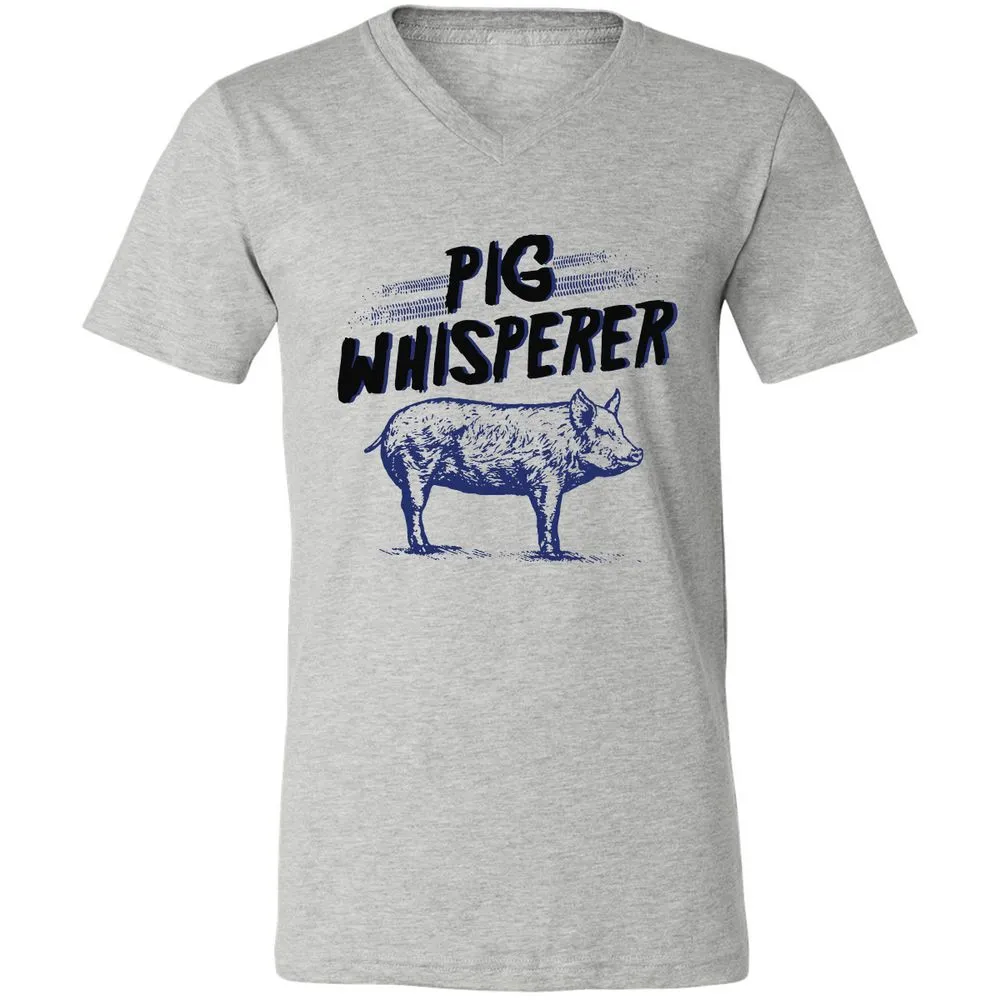 Unisex V-Neck T-Shirt - CKBX3Q35 - Athletic Heather - 7