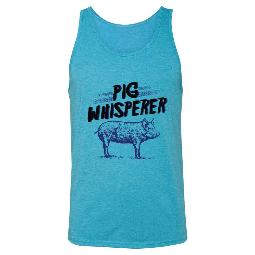 Unisex Jersey Tank - E3CYAHE4 - Aqua Triblend - 3
