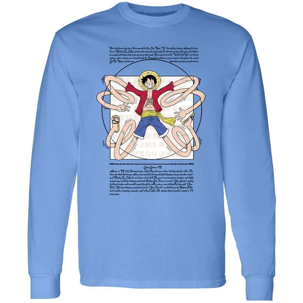 Long Sleeve T-Shirt - CG6R8PGU - Carolina Blue - 2
