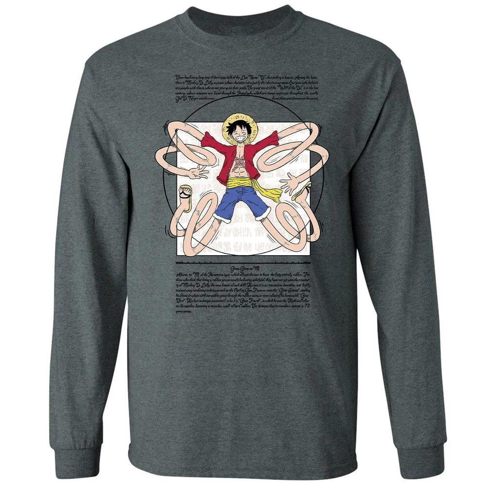 Long Sleeve T-Shirt - CG6R8PGU - Dark Heather - 15