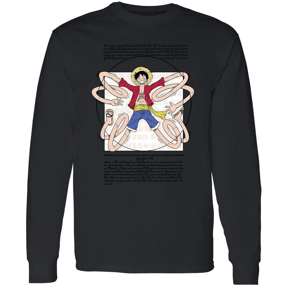 Long Sleeve T-Shirt - CG6R8PGU - Black - 16