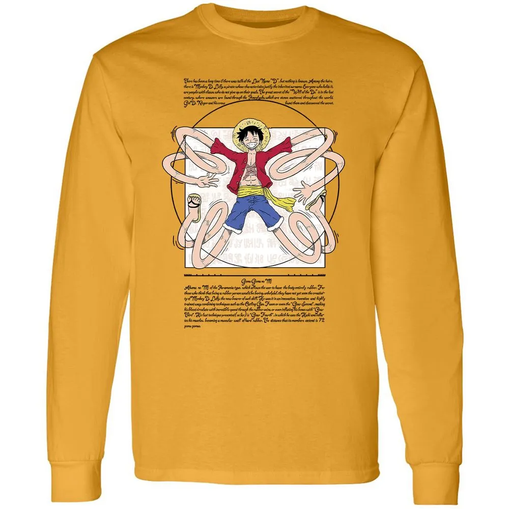 Long Sleeve T-Shirt - CG6R8PGU - Gold - 9