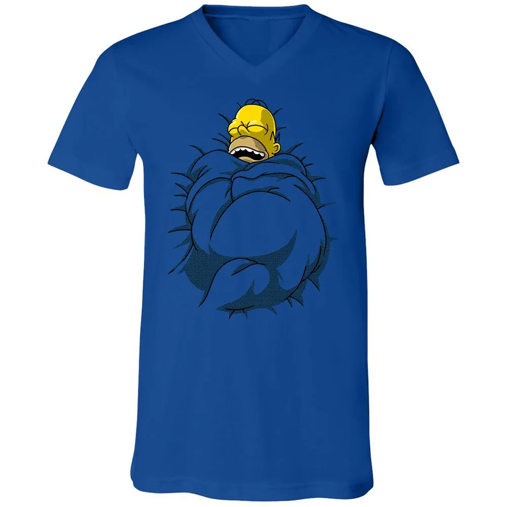 Unisex V-Neck T-Shirt - KXZJJ9PL - True Royal - 4