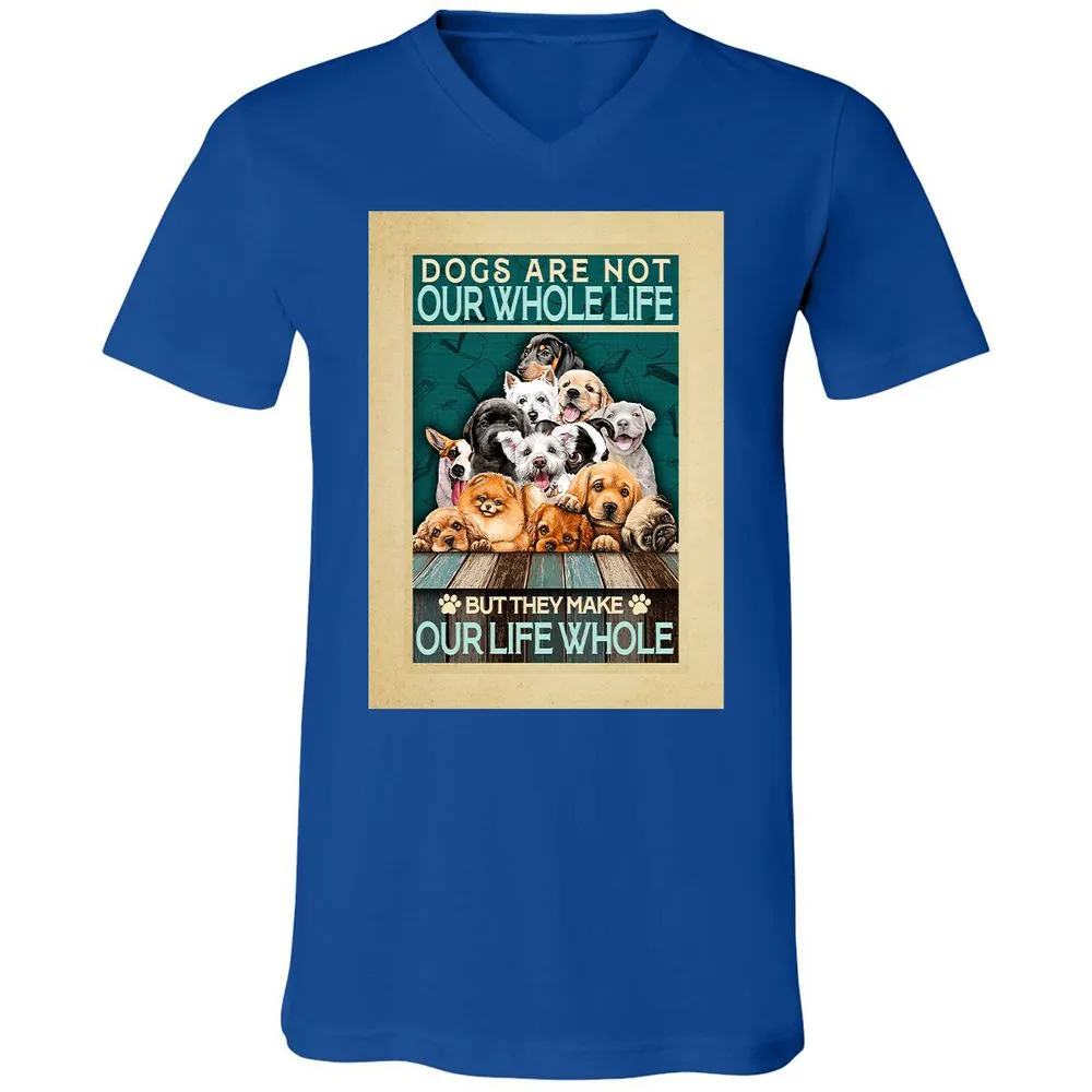 Unisex V-Neck T-Shirt - 33P9UBH8 - True Royal - 4